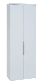 SISR 6 - 81 šatní skříň, 2-dveřová, výsuvné ramínko, 2170x800x400, bílá